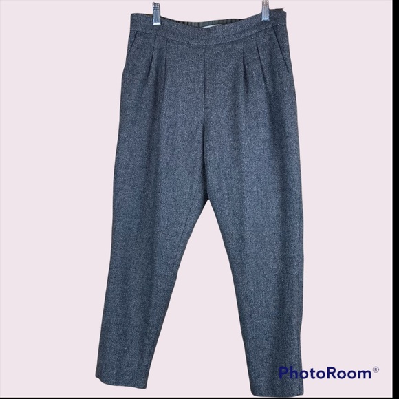 Aritzia Babaton Cohen Pants Wool Blend Gray Size 6 - Picture 5 of 11